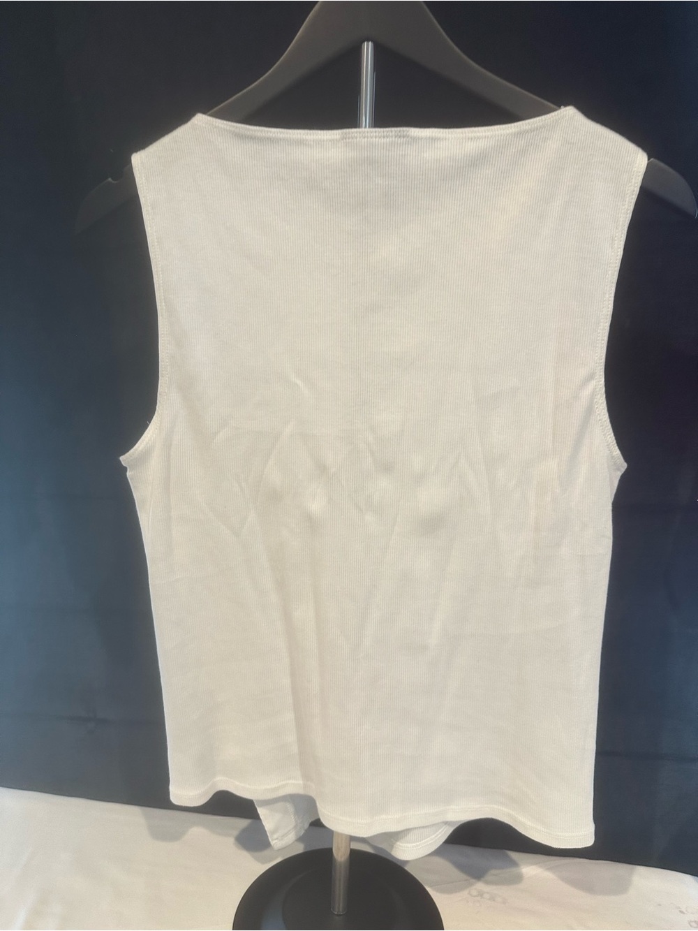 Reformation Ivory Ribbed Tank Top - Picture 6 of 12
